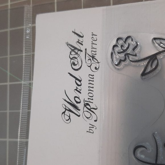 Word Art clear stamp set - Picture 2 of 4